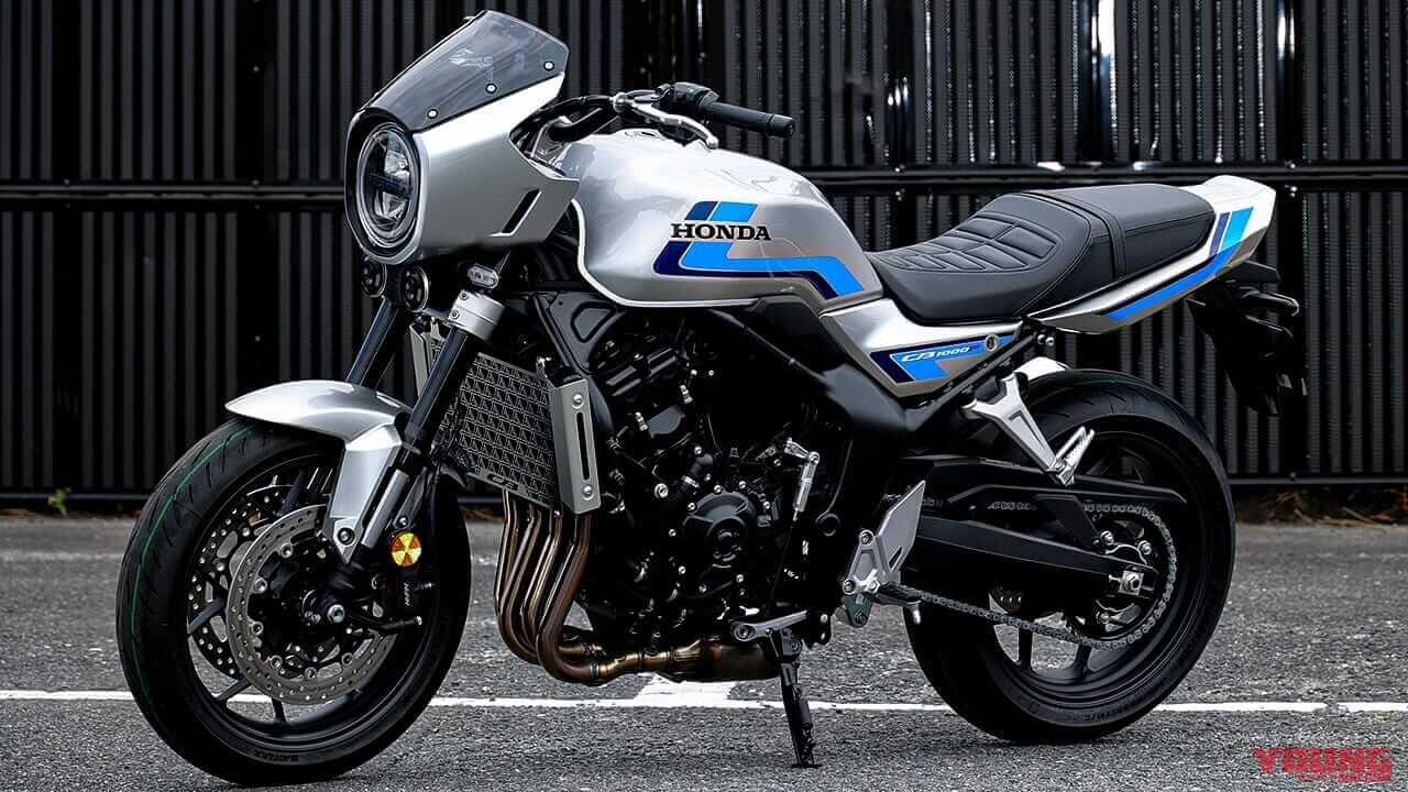 CB1000F SE コンセプト｜「丸眼&角系カウルブーム来るか」ホンダCB1000F SE コンセプト初お披露目：アクセサリー&一部保安部品も判明/STDはカラバリも