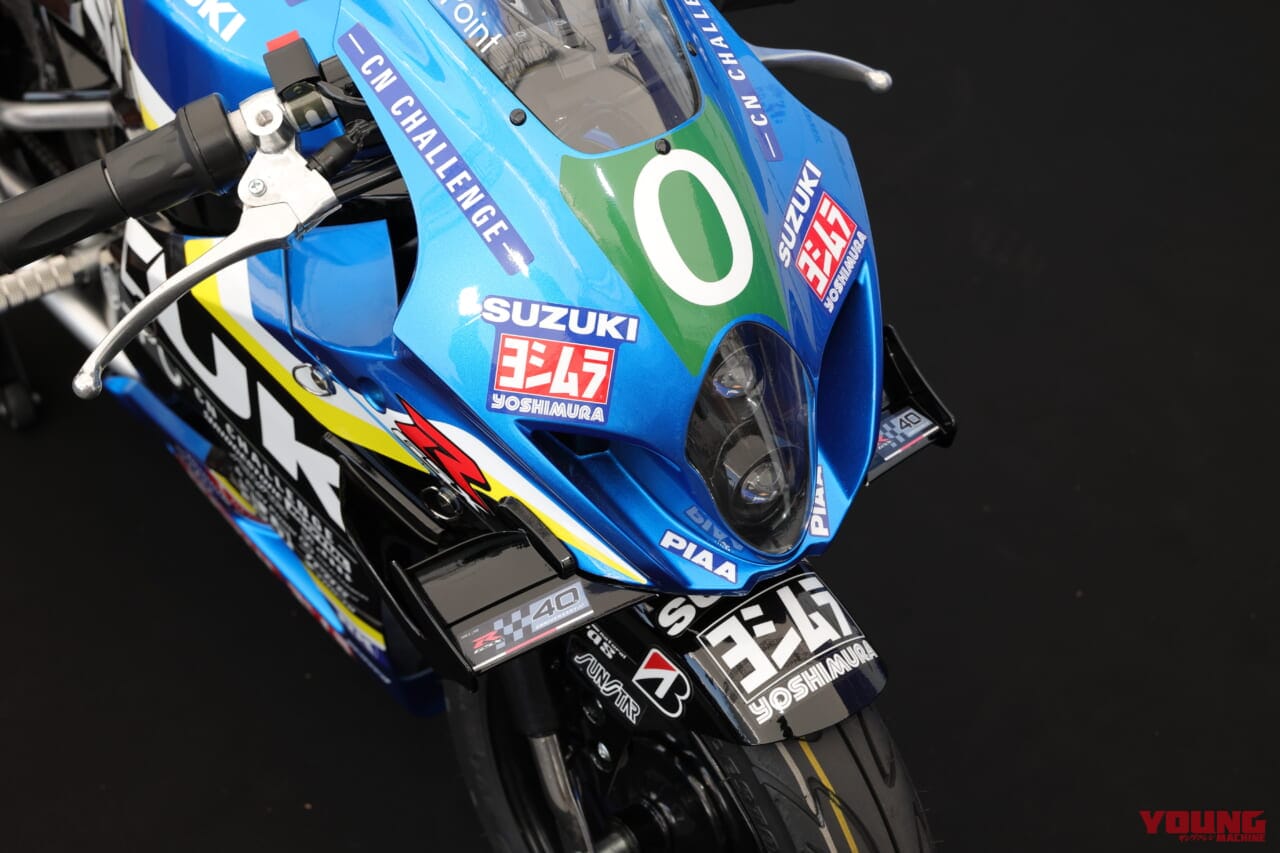 スズキ｜CNチャレンジミニ｜鈴鹿8耐｜2025｜鈴鹿8耐“GPスクエア”のスズキブースには新型GSX-R1000Rなど未発売モデルがズラリ！ CNチャレンジミニ号もあって未来への期待しかない！