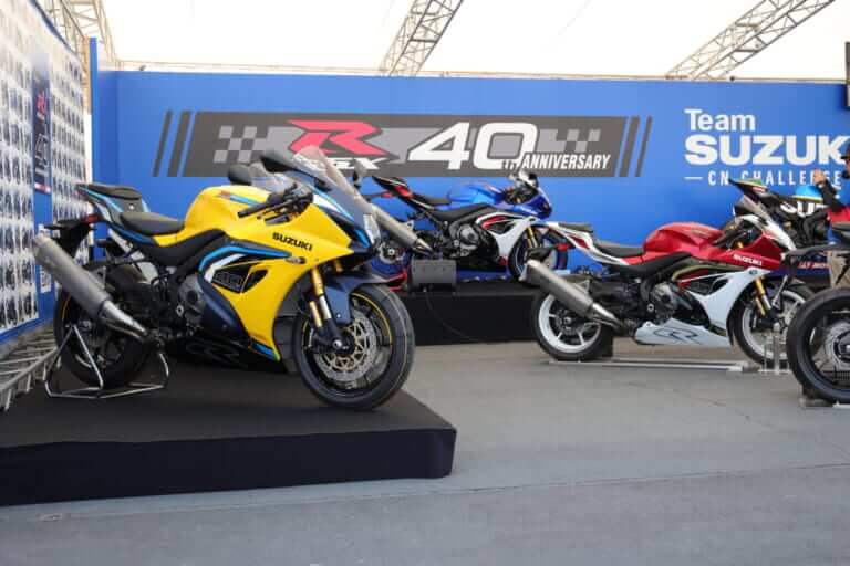 スズキ｜GPスクエア｜鈴鹿8耐｜2025｜鈴鹿8耐“GPスクエア”のスズキブースには新型GSX-R1000Rなど未発売モデルがズラリ！ CNチャレンジミニ号もあって未来への期待しかない！