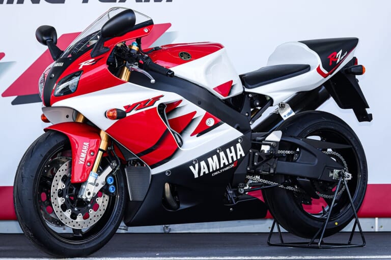 1999 YZF-R7｜【鈴鹿8耐レポート】ヤマハブースでは今年の8耐レーサーYZF-R1＆1999 YZF-R7と写真が撮れる!