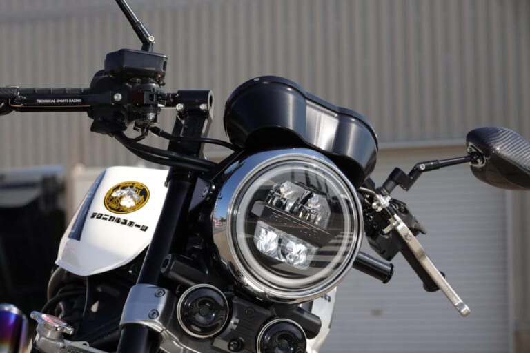 Neo-Classic Rebellion CB100OF Concept Model｜アールズギア×TSRがコラボカスタム! 「Neo-Classic Rebellion CB100OF」…90年代風にまとめたセパハン仕様が熱い!