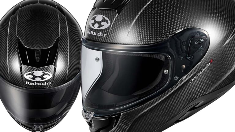 【数量限定】綾織カーボンに全面クリア塗装！ Kabuto「AEROBLADE-6R」を9月発売