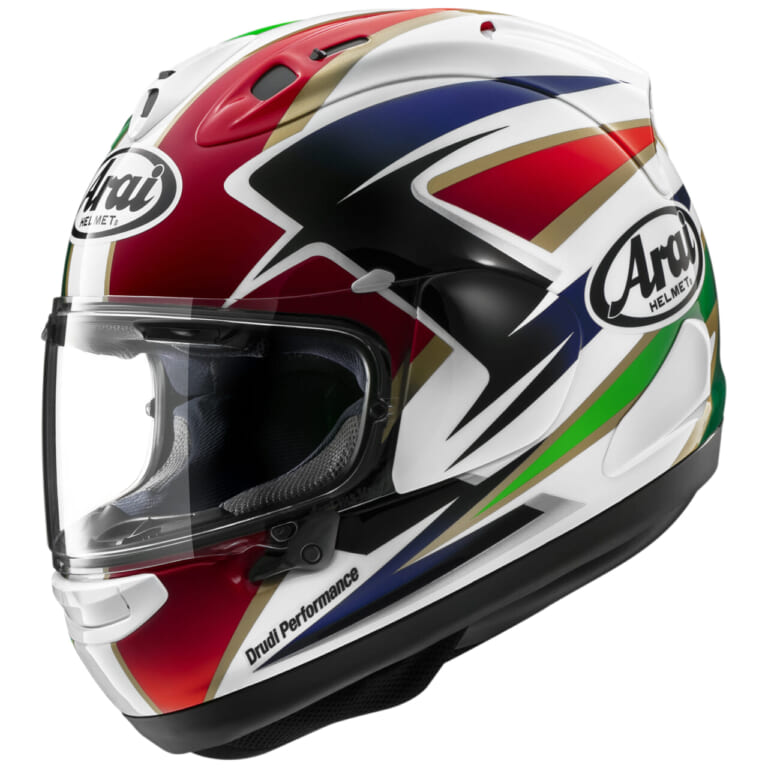 Arai RX-7X CADALORA RESTYLE｜GP125/250/500 全クラスで勝利したカダローラ レプリカ再臨！ アライ「RX-7X CADALORA RESTYLE」9月中旬発売