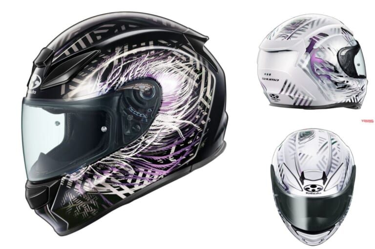 Kabuto SHUMA PLUME｜kabuto/HJCから個性派グラフィック3種が登場! 最新ヘルメット発売一覧【2025年8月版】