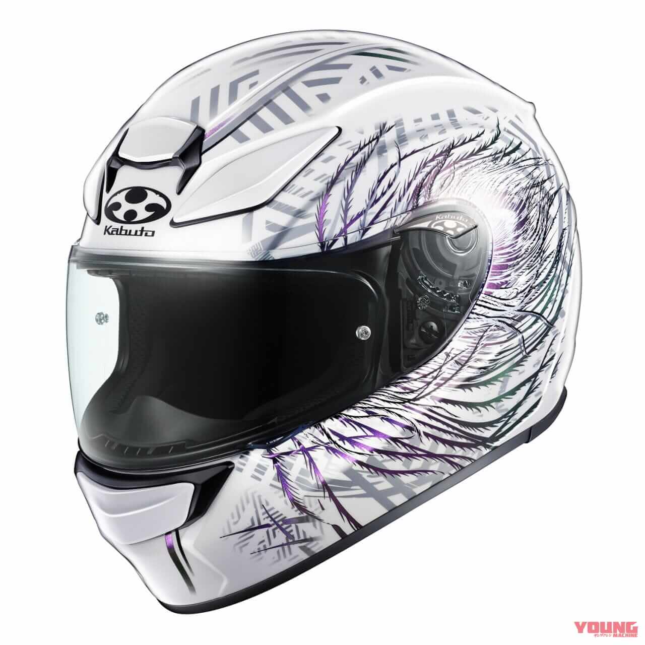 Kabuto SHUMA PLUME|Kabuto フルフェイスヘルメット3機種『F-17』『AEROBLADE-6』『SHUMA』に新グラフィック登場!