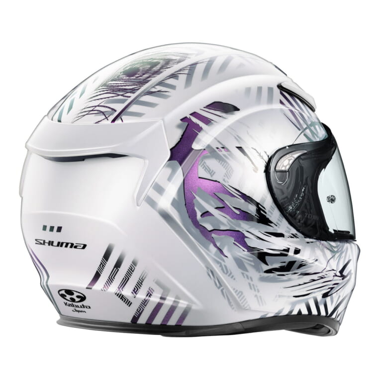 Kabuto SHUMA PLUME|Kabuto フルフェイスヘルメット3機種『F-17』『AEROBLADE-6』『SHUMA』に新グラフィック登場!