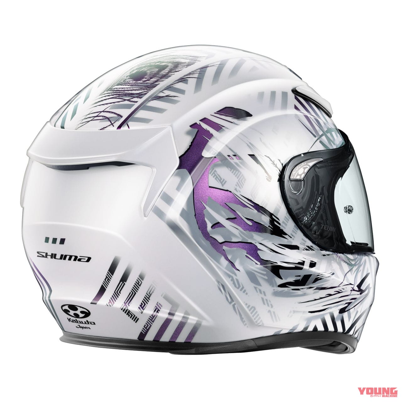 Kabuto SHUMA PLUME|Kabuto フルフェイスヘルメット3機種『F-17』『AEROBLADE-6』『SHUMA』に新グラフィック登場!
