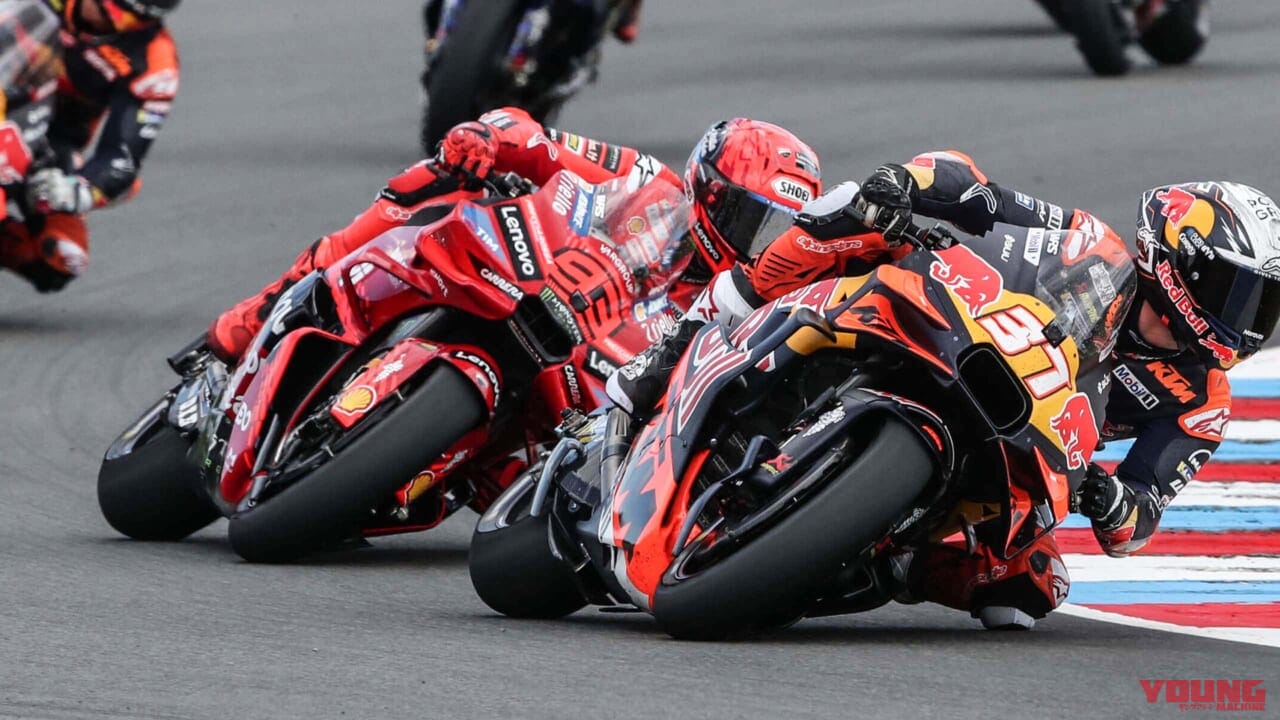 ｜MotoGPでM.マルケスがわざわざ首位を譲った理由とは？ 最悪の場合、タイヤが壊れてしまうから?!