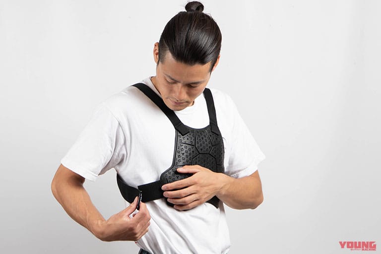 PS-25|CEレベル2 バンブーエアスルーチェストプロテクター|「今あるジャケットをさらに涼しく!」 デグナーより【バンブーエアスループロテクターシリーズ】登場