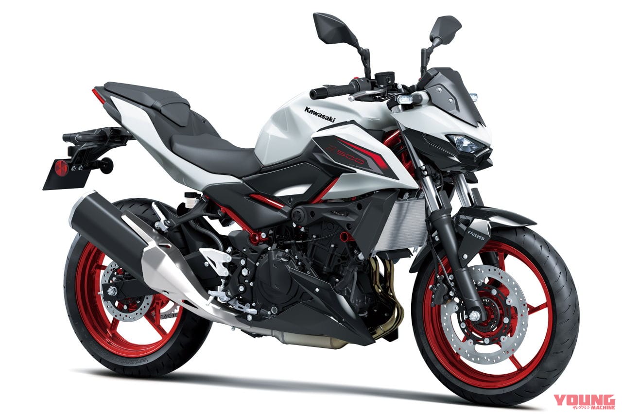 Z500 SE［2026 EU model］｜カワサキ「Z」ファミリーの2026年モデルが登場！ ゴールドフレームのニューカラーも【欧州】