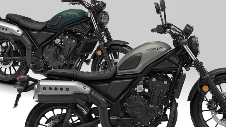 ホンダ「CL500」一部仕様を変更、ニューカラー採用の2025年モデル登場！ ミドルツインの快走スクランブラー