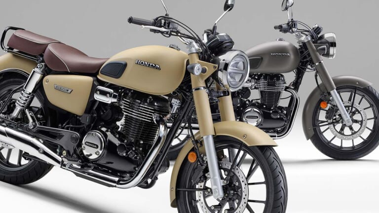 ミリタリー車ライクな新色！ ホンダ「GB350C」一部仕様変更でヘッドライトを改良