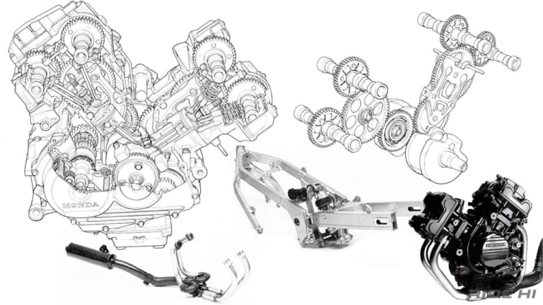 ホンダ｜VFR400R｜「400ccでV型4気筒が猛威を振るったの、ご存じ？」ForceV4の精緻なハイメカが凄かったVFR400R