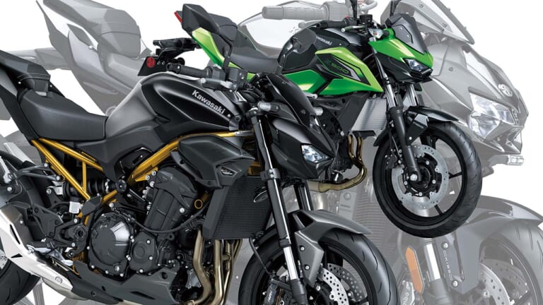 カワサキ「Z」ファミリーの2026年モデルが登場! ゴールドフレームのニューカラーも【欧州】