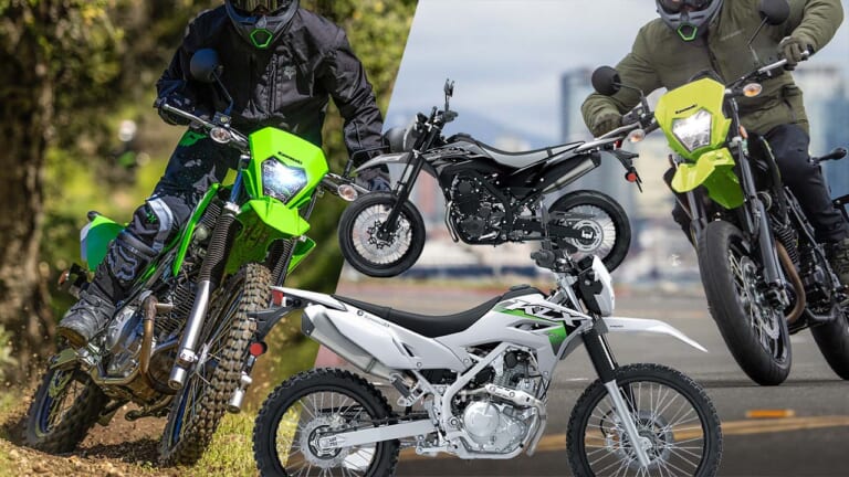 カワサキが「KLX230/KLX230 S」「KLX230SM」の2026年モデルを9月15日に発売！
