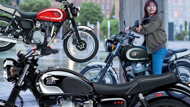 レトロモデルに新色!「W230」「メグロS1」の2026年モデル登場|KLX/メグロ/Ninjaなど新型続々。カワサキ関連注目ニューストピック【2025年8月版】
