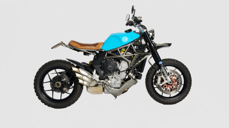 DEUS EX MACHINA Blucita|【デウス原宿】走る芸術作品! MVアグスタベース「Blucita」を含むカスタムバイク3台が期間限定展示中