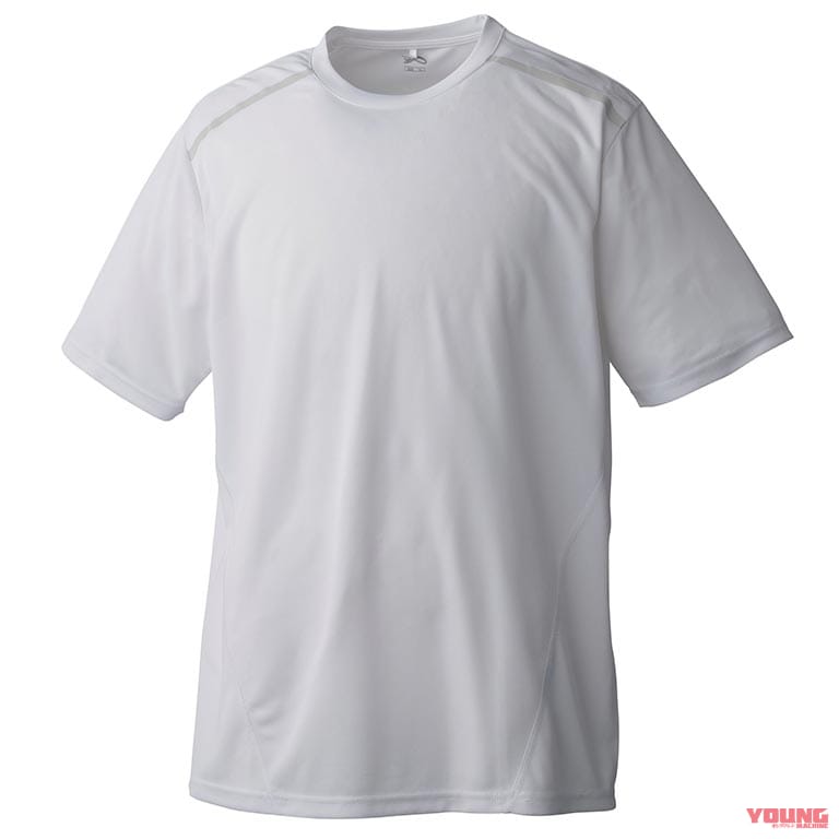 氷撃冷感(R)-10℃半袖Tシャツ|【暑さ対策】衝撃の1枚580円! ワークマンの「氷撃冷感(R)-10℃Tシャツ」が残暑に抗うライダーを救う
