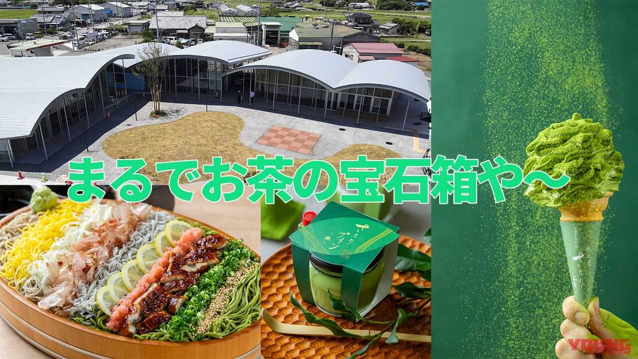 ｜お盆ツーリングは新名所へ!! 茶畑のど真ん中に誕生した「道の駅そらっと牧之原」はライダーの胃袋を掴む食のテーマパークだ