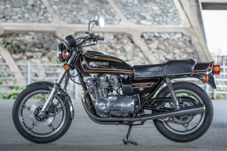 SUZUKI GS750|スズキの歴史を変えた4スト並列4気筒車:スズキGS750【1976~1979】