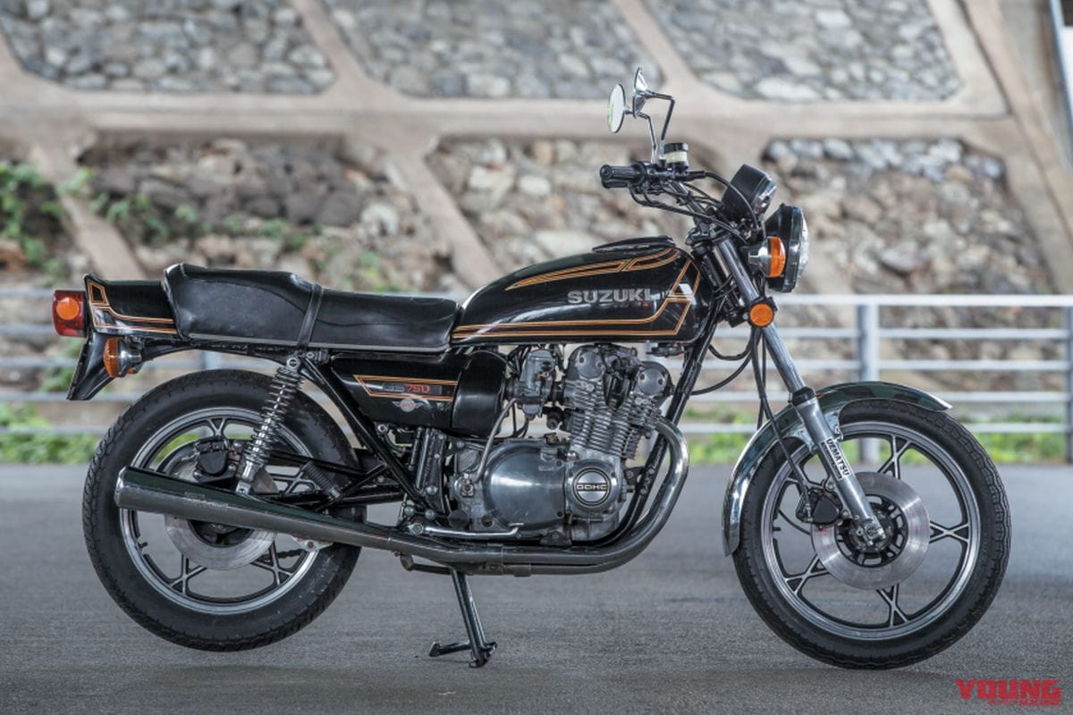 SUZUKI GS750|スズキの歴史を変えた4スト並列4気筒車:スズキGS750【1976~1979】