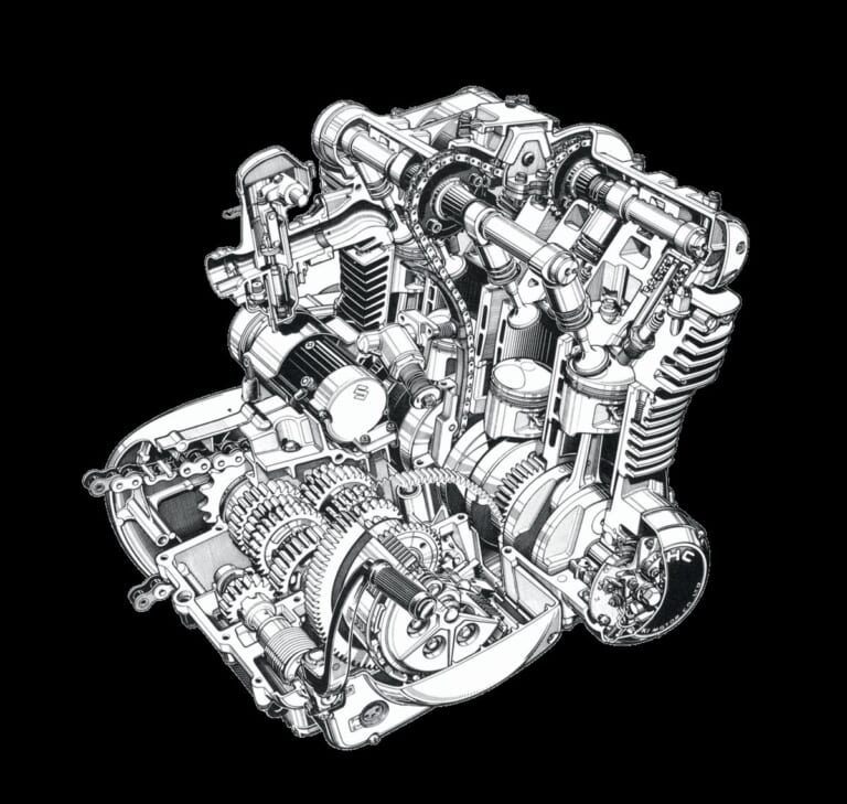 SUZUKI GS750|Zを上まわる高評価を獲得した名車:スズキGS750【1976~1979】各部解説