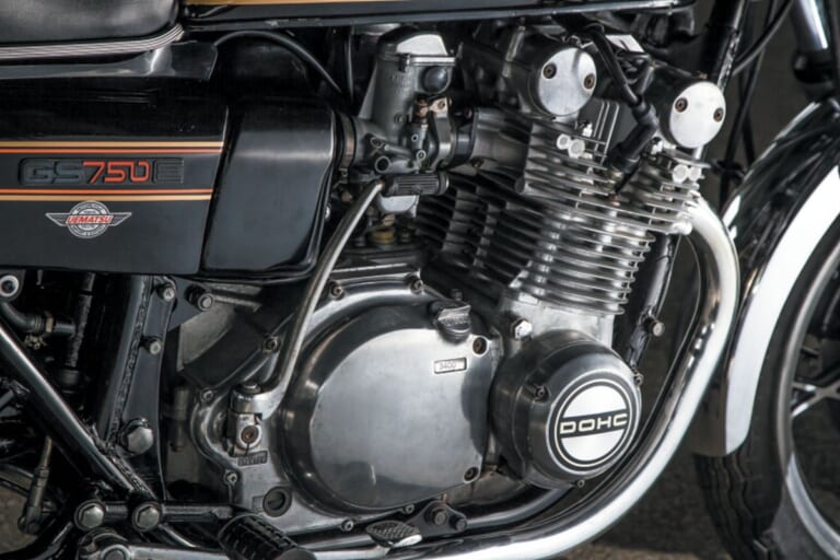 SUZUKI GS750|Zを上まわる高評価を獲得した名車:スズキGS750【1976~1979】各部解説