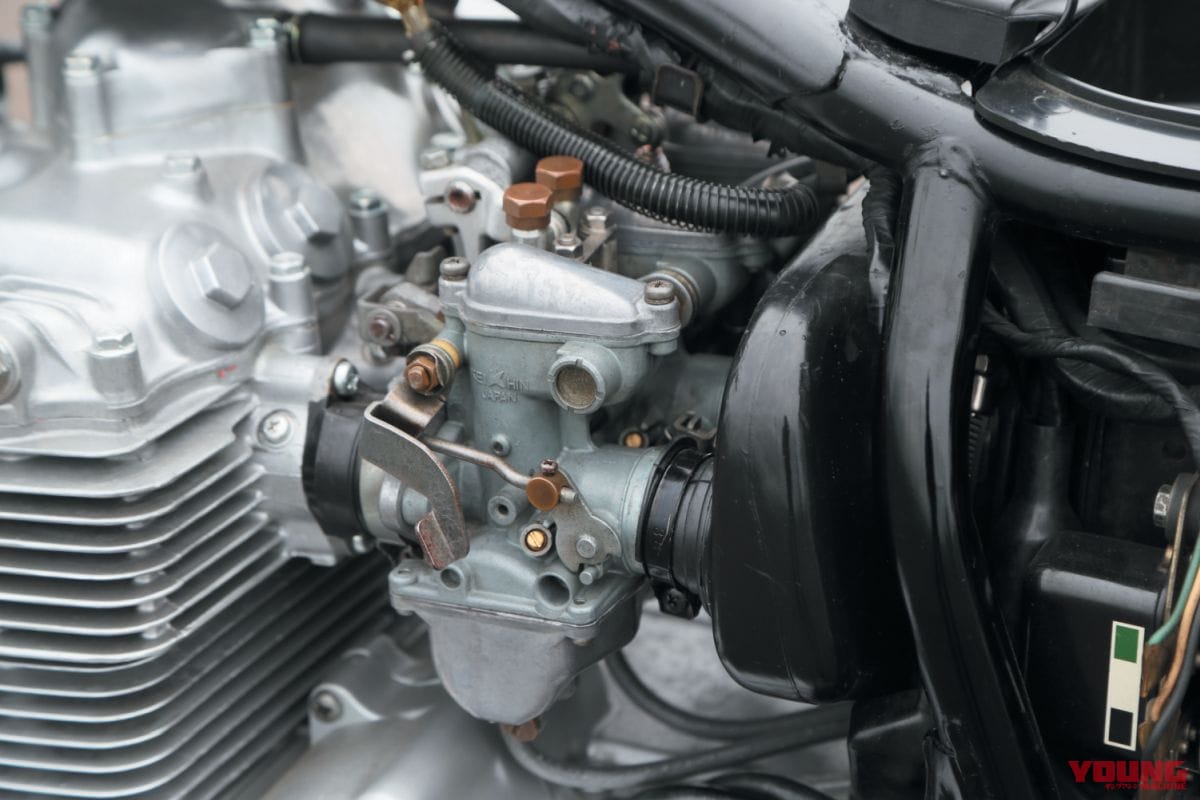 |ホンダならではのカフェレーサーを示した車体構成:ホンダCB400FOUR【1974~1977】各部解説