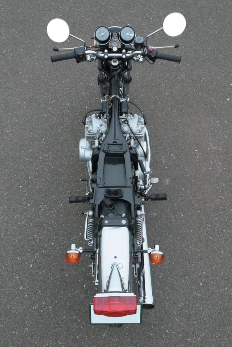 HONDA CB400FOUR|ホンダならではのカフェレーサーを示した車体構成:ホンダCB400FOUR【1974~1977】各部解説