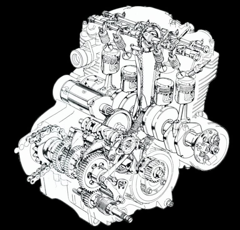 HONDA CB400FOUR｜ホンダならではのカフェレーサーを示した車体構成：ホンダCB400FOUR【1974～1977】各部解説