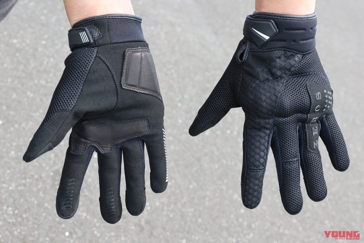 オーソドックスなデザイン|コスパ最強! メッシュグローブ『ゼロスグラブエア』が残夏ツーリングの必須アイテムなワケ