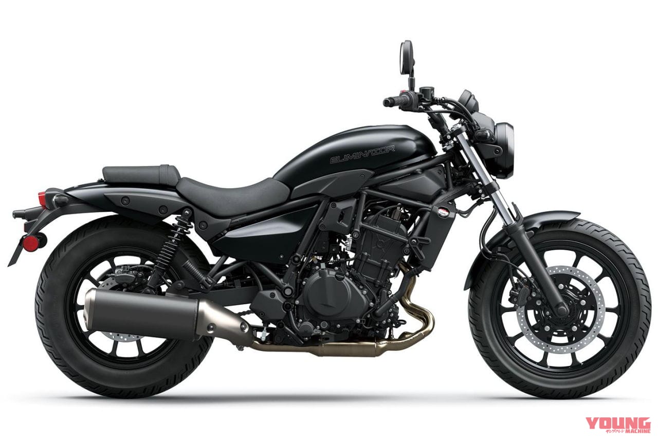 |カワサキ「エリミネーター500」にレッド×ブラック登場! エボニーとSEは従来色を継続【海外】
