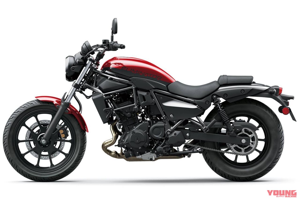 |カワサキ「エリミネーター500」にレッド×ブラック登場! エボニーとSEは従来色を継続【海外】