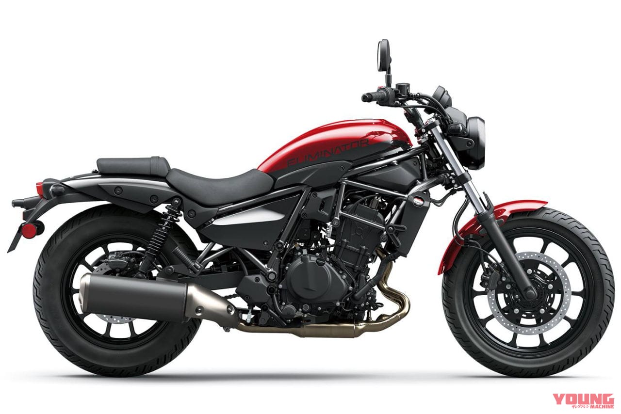 |カワサキ「エリミネーター500」にレッド×ブラック登場! エボニーとSEは従来色を継続【海外】