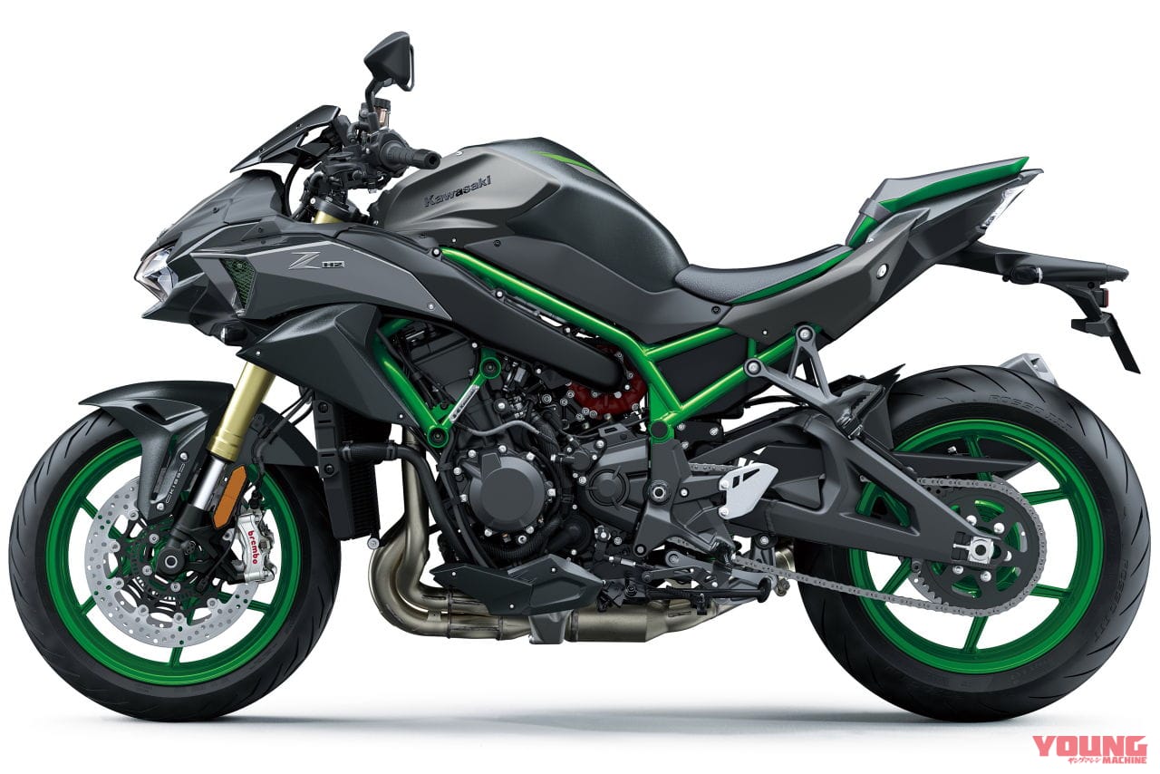 |カワサキが「Z H2 SE」の2026年モデルを9月27日に発売! 車体色変更&スマホ連動ナビなどを利用可能に