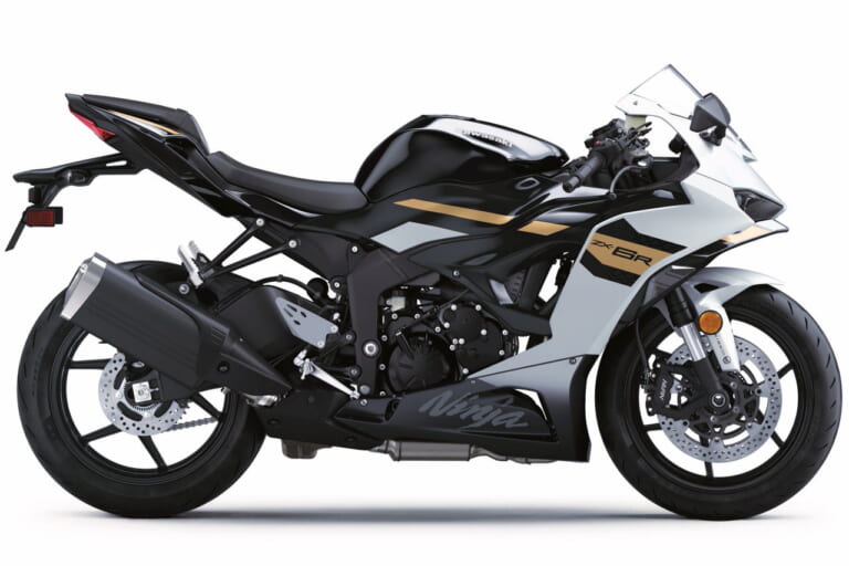 カワサキ｜ニンジャZX-6R｜北米仕様｜2026年モデル｜2026年は白×金が目玉?! カワサキ4気筒スーパースポーツ「ニンジャZX-6R」「ニンジャZX-4R」の2026年モデル発表【北米】