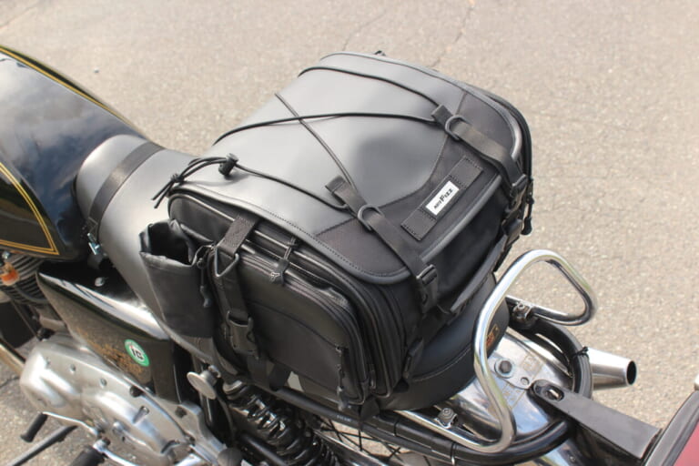 MOTOFIZZのシートバッグが、使い勝手と耐久性の向上を実現した新世代シートバッグに進化した!!