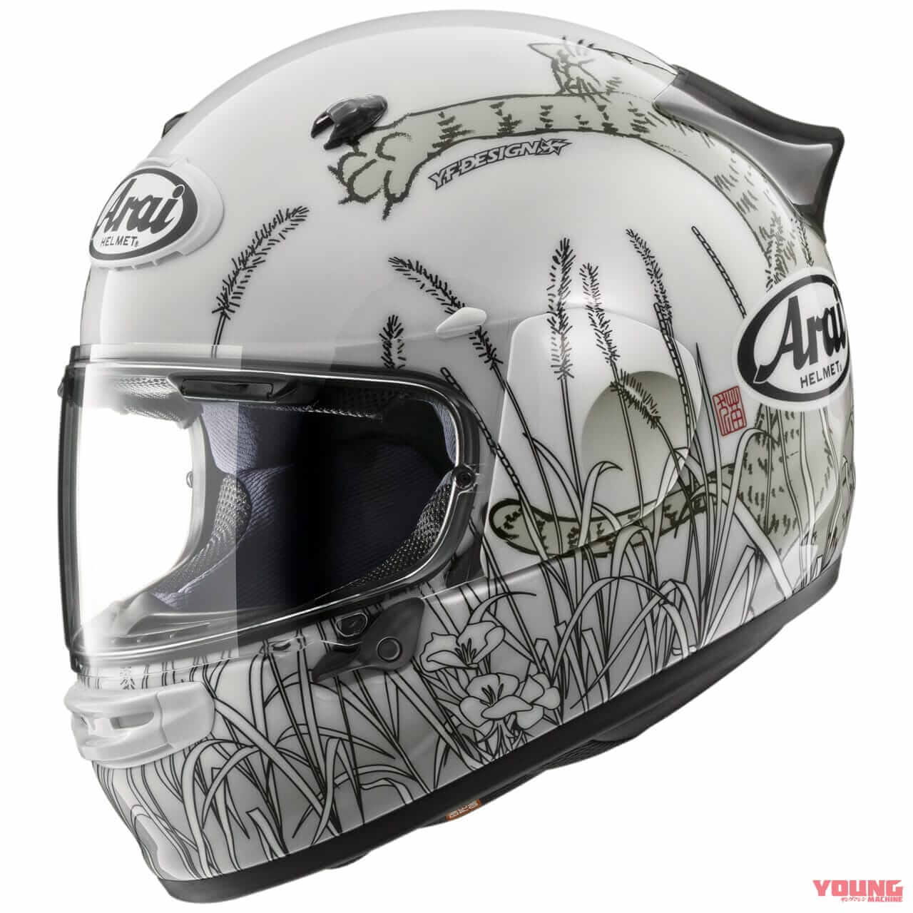 Arai ASTRO-GX NEKO｜満月とネコ！ アライのフルフェイス「アストロGX」に異色のグラフィックモデル登場
