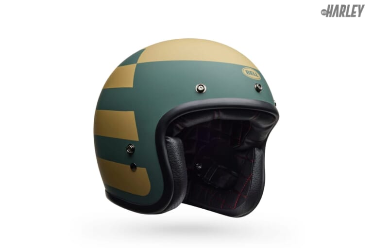 BELL HELMETS｜CUSTOM500｜PARLOR MATTE EMERALD/GOLD｜【BELLヘルメット】クラシックなデザインと、現代の技術による安全性を両立させた「BULLITT CRF」「CUSTOM500 CRF」