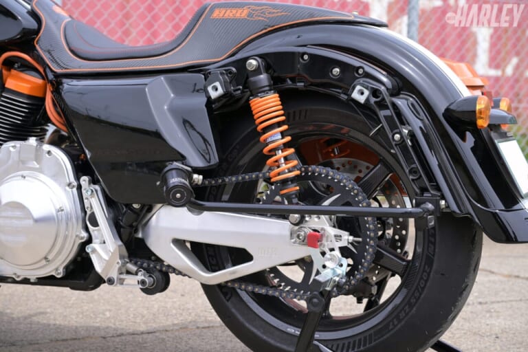 ハーレーダビッドソン｜ROADGLIDE T-MAN 143 PRO STREET HRD PERFORMANCE｜リヤスイングアーム｜2343ccで170HPオーバー！バケモノマシン「ロードグライド143」試乗レポート