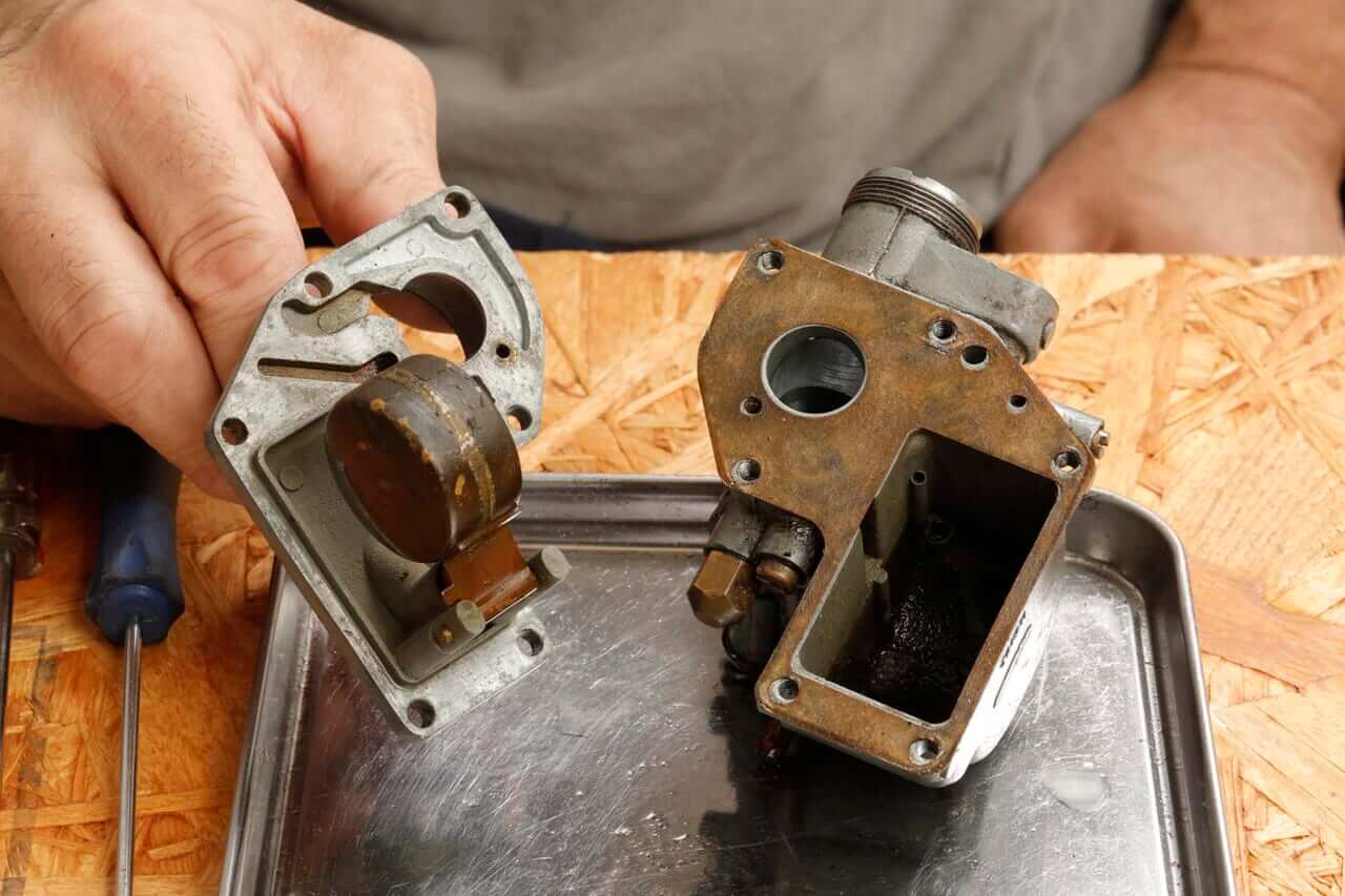 ラビット｜S-211A｜キャブレター｜[旧車バイクメンテDIY] 富士重工製ラビット：戦後に独自の発展を遂げた国産スクーターのキャブメンテに挑む