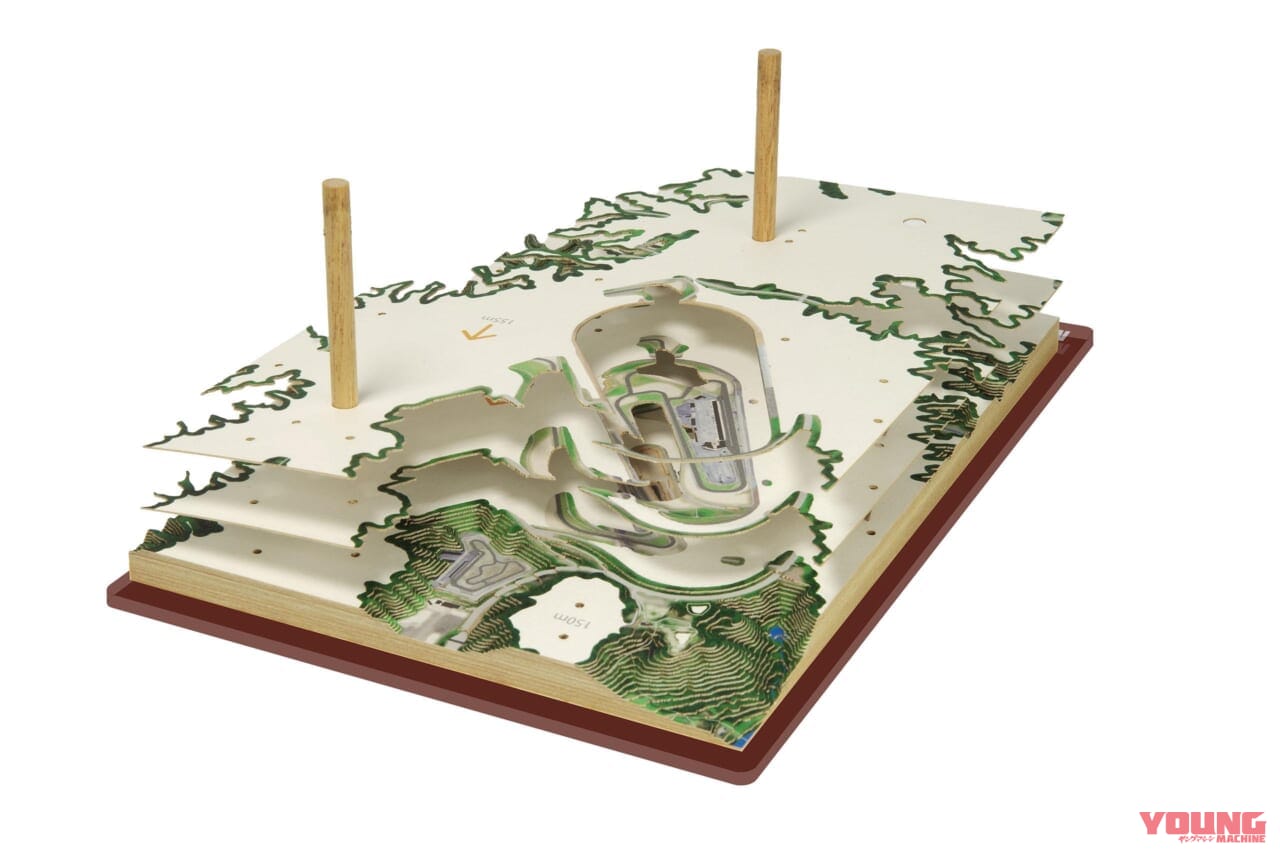 あのサーキットの"高低差"を指先で感じろ!「立体地形図キット」にもてぎとSUGOが登場｜あのサーキットの”高低差”を指先で感じろ!「立体地形図キット」にもてぎとSUGOが登場