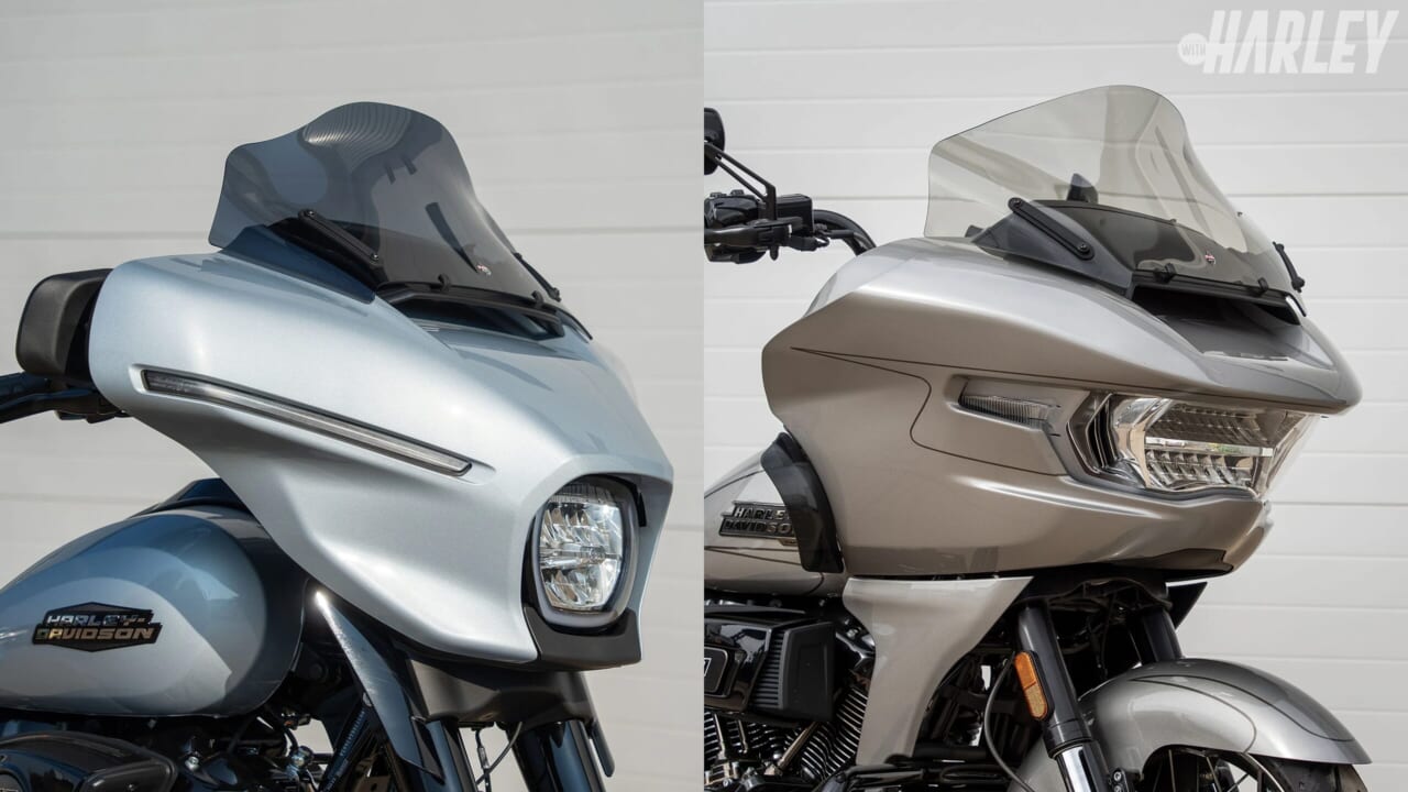 KLOCK WERKS|Flare ウィンドシールド|見ているだけでワクワクする最新ハーレーカスタムパーツ〈スズキ&アソシエイツ〉