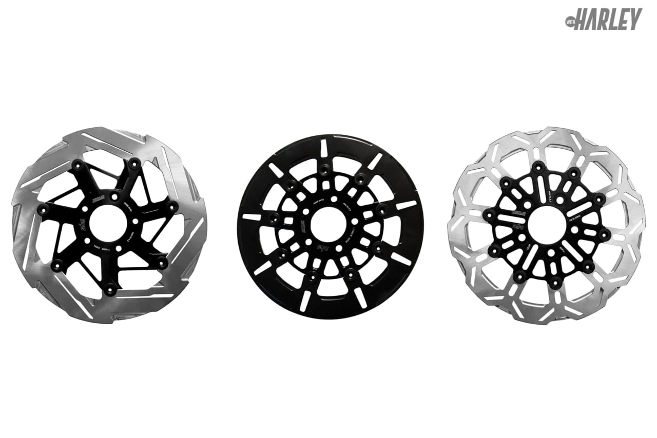 SBS X KODLIN|フローティングブレーキディスク|見ているだけでワクワクする最新ハーレーカスタムパーツ〈スズキ&アソシエイツ〉