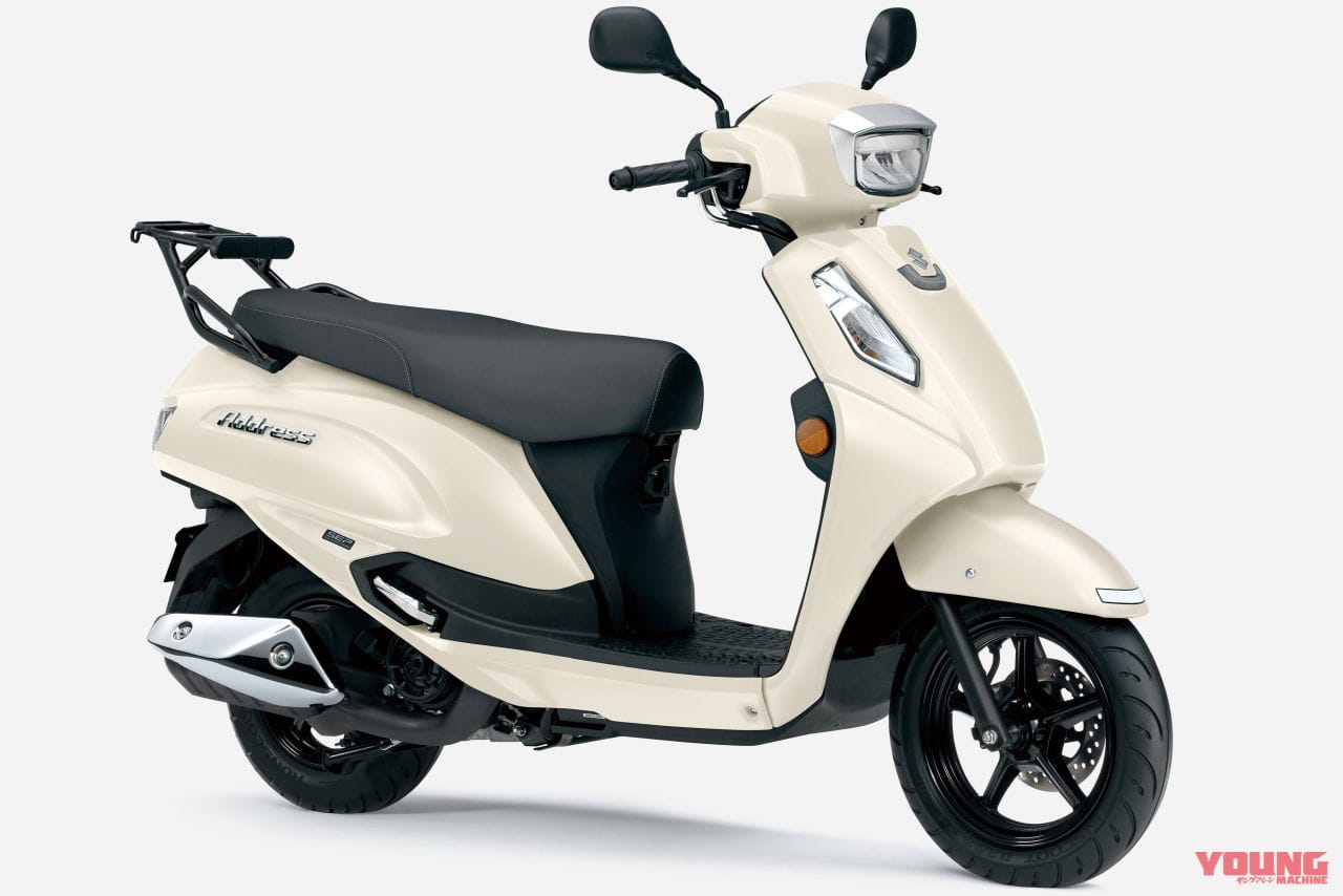 スズキ|アドレス125|2025年モデル|スズキ「アドレス125」が新型にモデルチェンジ! 灯火デザイン刷新、低中速トルク強化、フレームも新設計