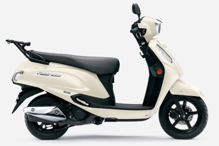 スズキ|アドレス125|2025年モデル|スズキ「アドレス125」が新型にモデルチェンジ! 灯火デザイン刷新、低中速トルク強化、フレームも新設計