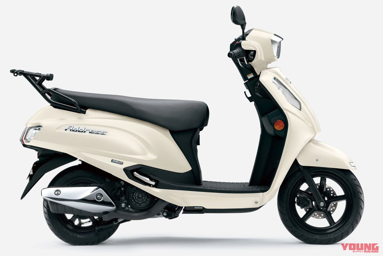 スズキ|アドレス125|2025年モデル|スズキ「アドレス125」が新型にモデルチェンジ! 灯火デザイン刷新、低中速トルク強化、フレームも新設計
