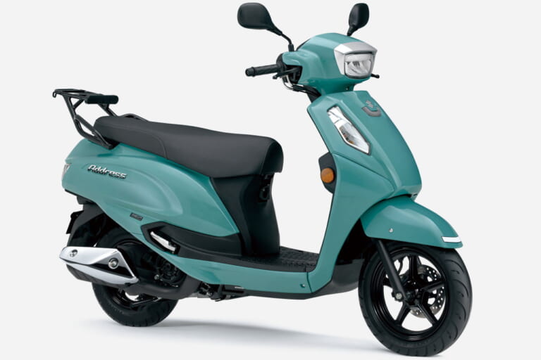 スズキ|アドレス125|2025年モデル|スズキ「アドレス125」が新型にモデルチェンジ! 灯火デザイン刷新、低中速トルク強化、フレームも新設計