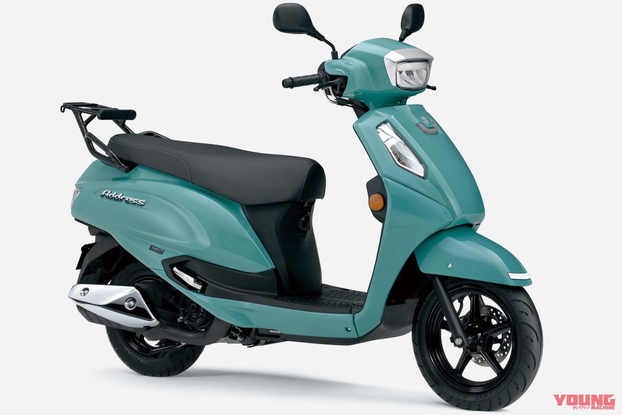 スズキ｜アドレス125｜2025年モデル｜スズキ「アドレス125」が新型にモデルチェンジ！ 灯火デザイン刷新、低中速トルク強化、フレームも新設計