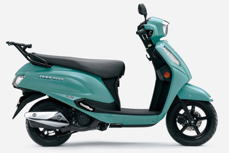 スズキ｜アドレス125｜2025年モデル｜スズキ「アドレス125」が新型にモデルチェンジ！ 灯火デザイン刷新、低中速トルク強化、フレームも新設計